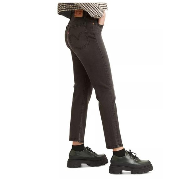 Levi's NWT Women's Black WEDGIE Straight Cut & Dry Jeans, Size 16W - Picture 5 of 5